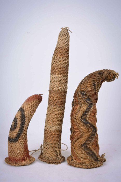 Peniskoker (3) - Kalebas - Sepik (Boven), Papua Nieuw-Guinea 