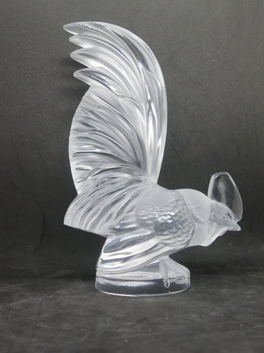 Lalique - escultura Le Coq Nain - Cristal