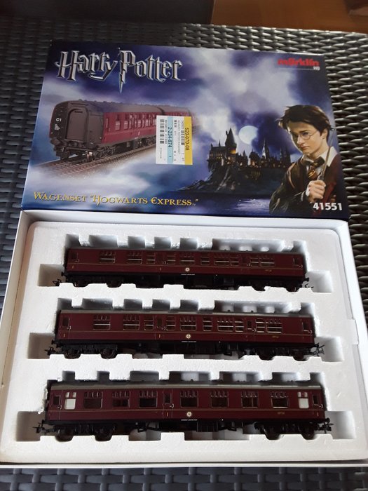 Märklin H0 - 41551 - Set med passagerarvagn - 3 stycken - Harry Potter - Hogwarts-Express