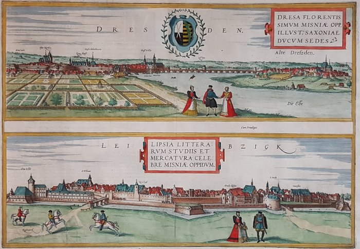 1572 Papier/Leinwand Antwerpen Braun Hogenberg ca