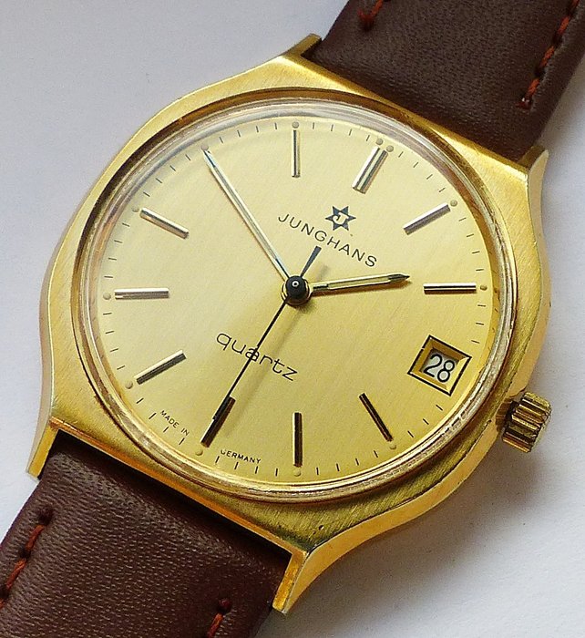 Junghans - Calendar Herren Vintage Armbanduhr - 20-7020-00 - Mężczyzna - 1970-1979