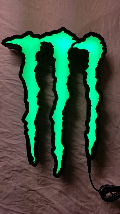 Monster energy - Διαφήμιση οδήγησε (1) - πλαστικό