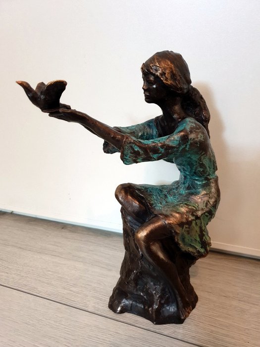 Lluis Jorda, artiste espagnol - Skulptur - Verbundwerkstoff