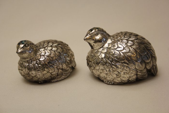 Salt and pepper - Silver plated - Catawiki