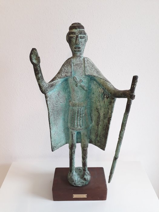 Sardegna Nuragica / Capotribù - Cagliari - Sculpture - Bronze