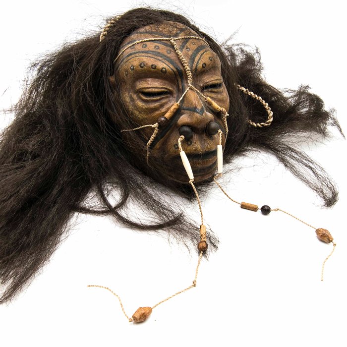 Replika Muumified Maorysów „Mokomokai” - n/a - 25×25×25 cm
