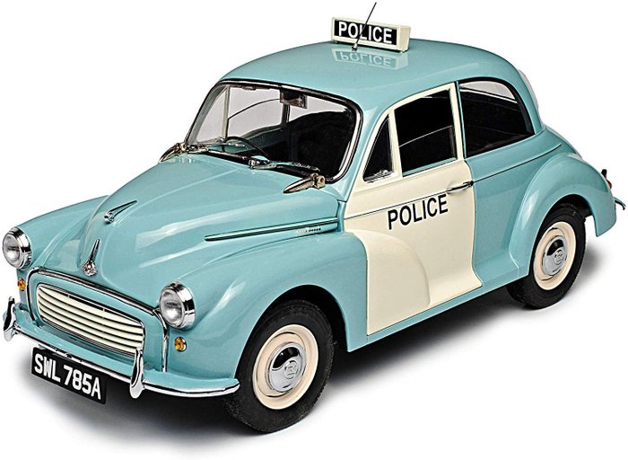 1:12 Sunstar 1963 MORRIS MINOR 1000 PANDA car POLICE NEW chez Premium-modelcars 