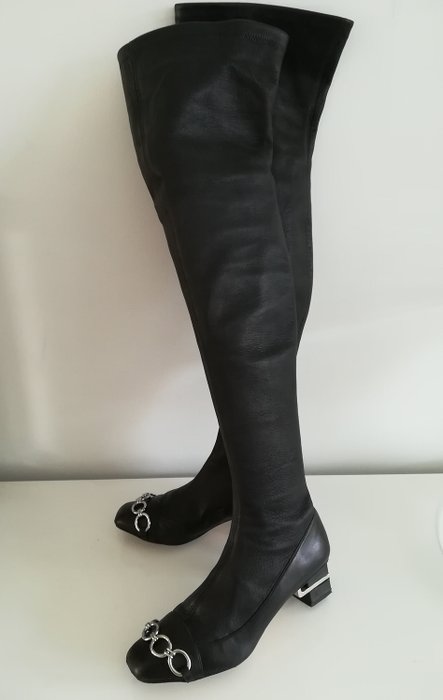 dior over the knee boots