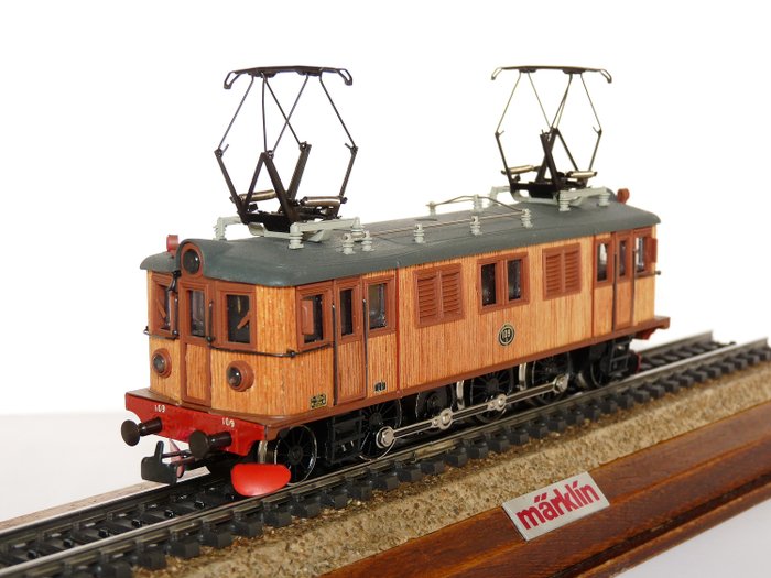 Märklin H0 - 3170 - Electric locomotive - type D 109, in wood look - SJ