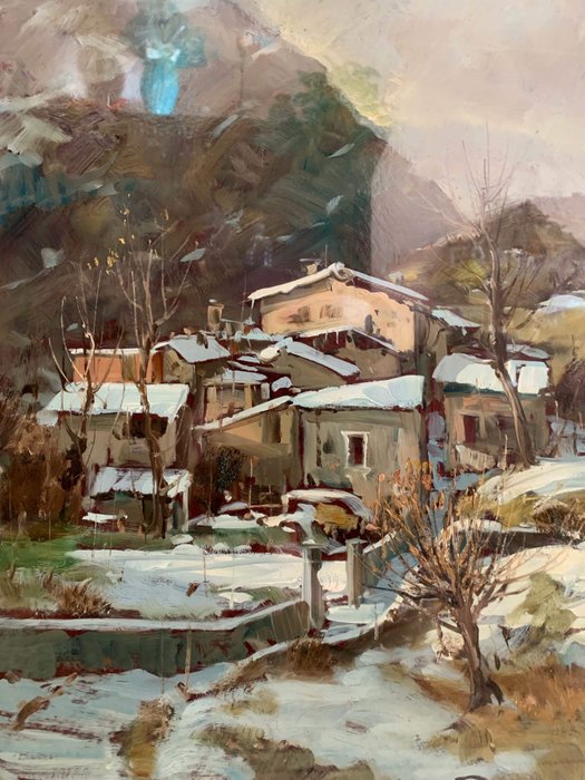 Arturo Bonanomi - [Paesaggio invernale]