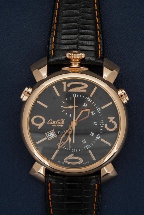 GaGà Milano - Watch Thin Chrono 46MM Rose Gold - 5098 - - Catawiki