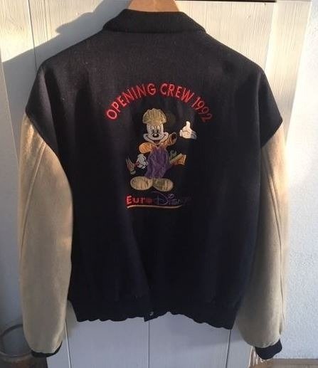 Euro Disney - Original Crew member baseball jacket - "Opening Crew 1992" - (1992)