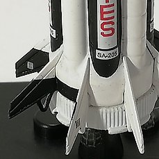 Dragon Plastic Model Kits #56242 1:400 Apollo 7 Saturn IB finished model 