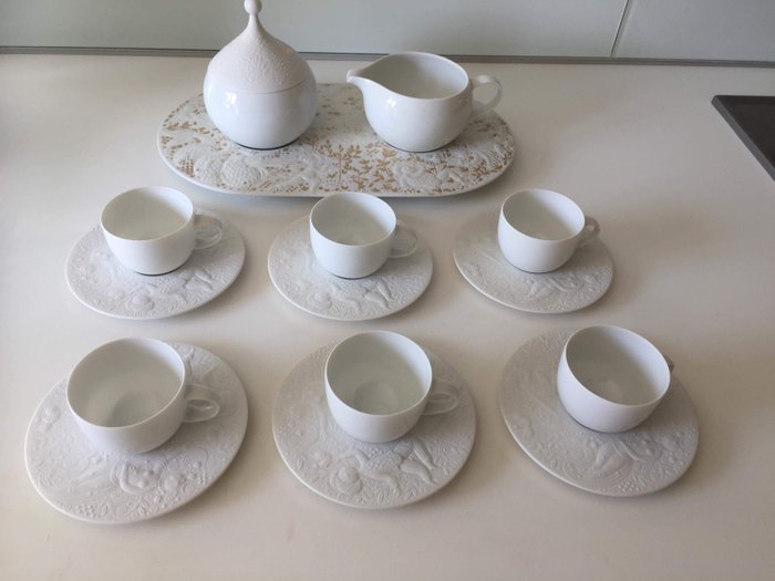 Bjorn Wiinblad - Rosenthal - servicio de café para 6 'Zauberflöte' - Porcelana