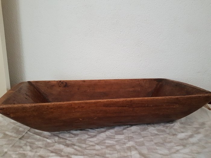 Large (100x46x22 cm) solid wood trough, dough tray - Wood