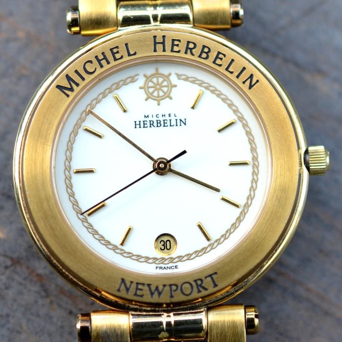 Michel Herbelin - NEWPORT – Gold Plated  - 12486.BS - Unisex - 2000-2010