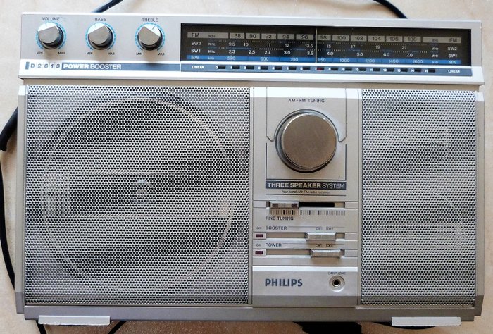 Philips - D2813 + D6280 - Multiple models - Cassette deck, Portable radio