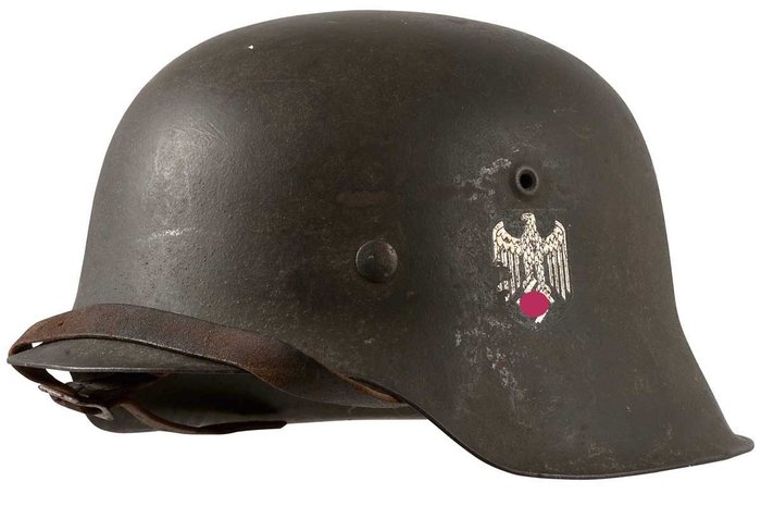 德國 - 德國國防軍的M.42頭盔
