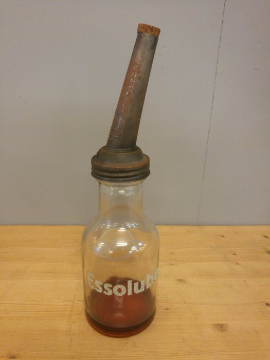 Botella de aceite - Esso - Standard essolube - 1930