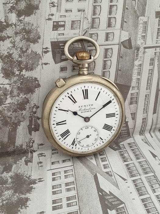 Zenith - orologio da taschino Assegnato (FS) Ferrovie dello Stato - Michaelson-Roma - NO RESERVE PRICE  - Άνδρες - 1901-1949