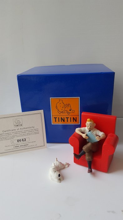 Tintin - Statuette Moulinsart 45991 - Tintin dans le - Catawiki