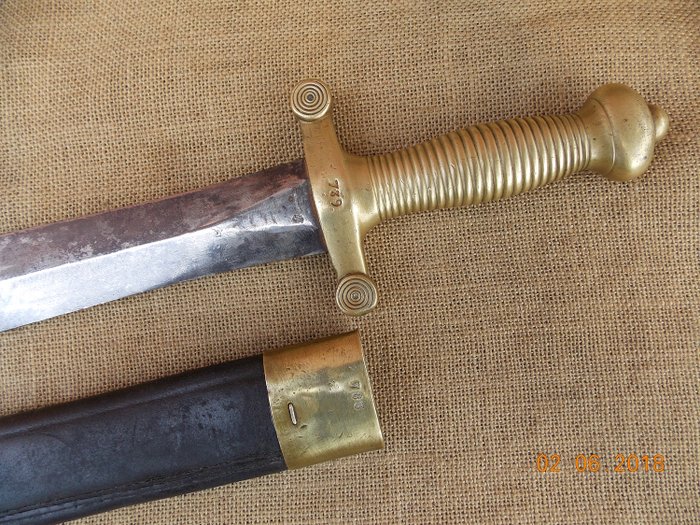 法国 - Artillería 1830 - Machete - Short Sword