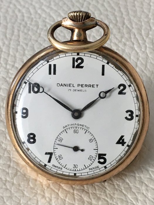 Daniel Perret  - orologio da taschino NO RESERVE PRICE - Herre - meta ' 900