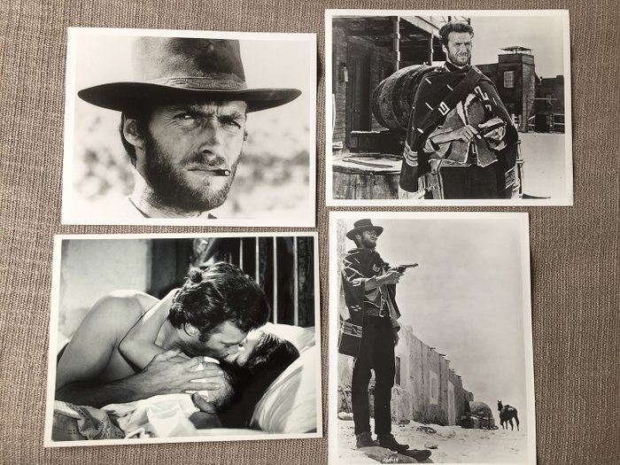 13 x photographs of Clint Eastwood from 3 of his western: 1.