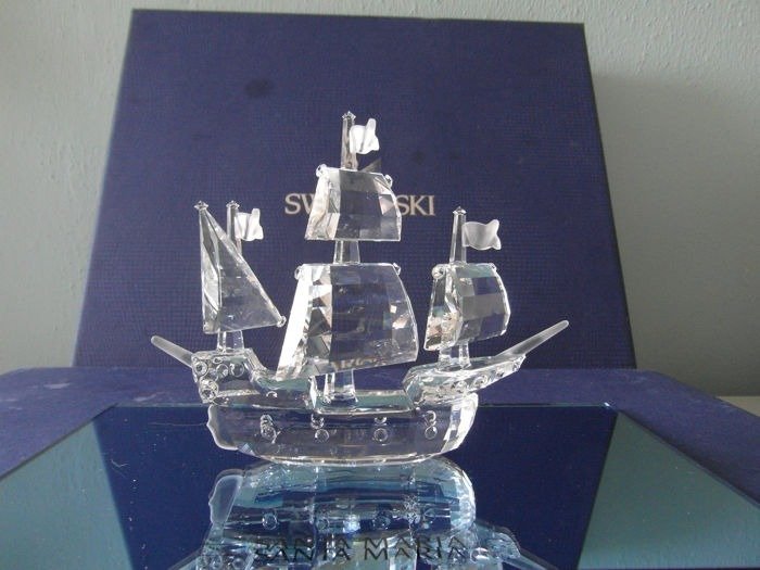 Swarovski - Santa-Maria Swarovski-Schiff aus dem 20. Jahrhundert (1) - Glas
