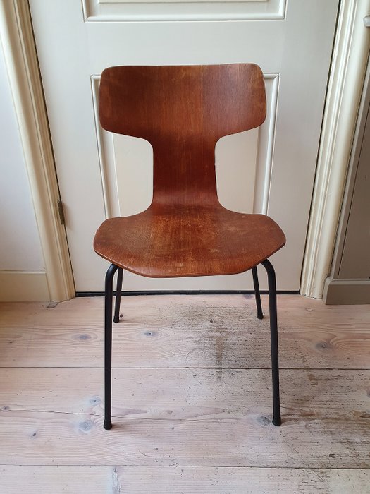 Arne Jacobsen - Fritz Hansen - Sedia da tavolo (4) - Hammer Chair