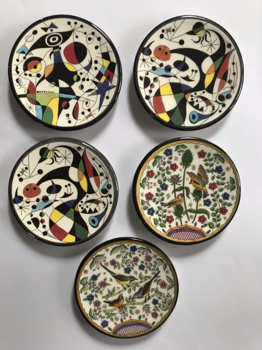 Joan Miro en andere - Plates (5) - Κεραμικό
