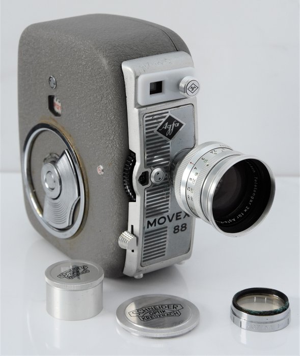 Agfa 1957   AGFA  'Movex 88'   8mm Cine/Movie Camera PLUS Extras.
