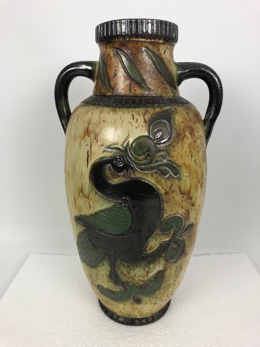 Poterie Gregoire - Große Vase - 46 cm - Steinzeug