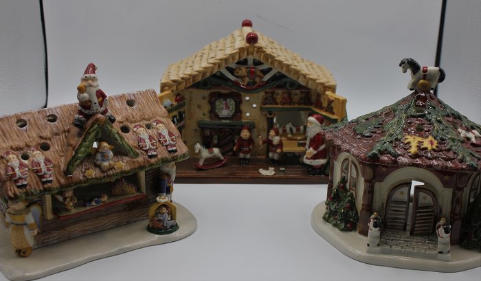 Villeroy Boch Nostalgic village - Villeroy & Boch - Case tealight di Natale (3) - Romantico - Porcellana