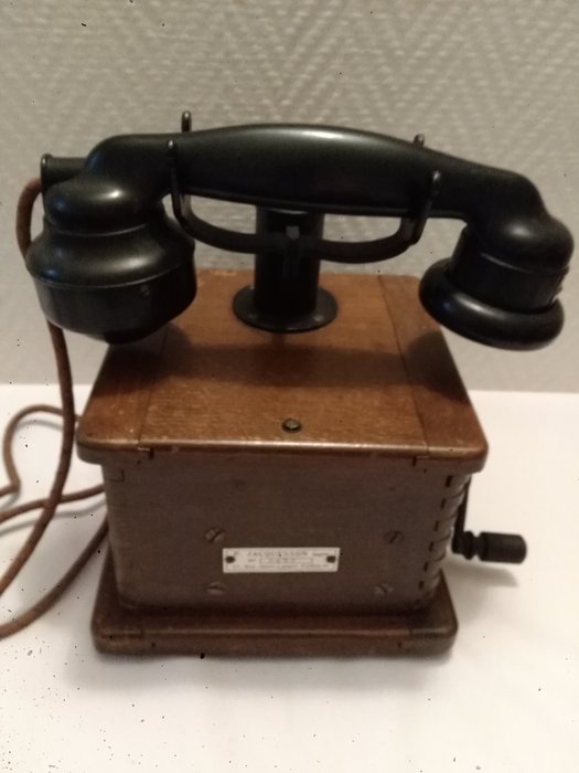 P. Jacquesson Constructeur - Telefon - Bakelit, Stål, Træ