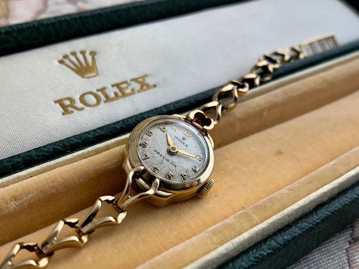 Rolex - Precision - Gold Cocktail watch 