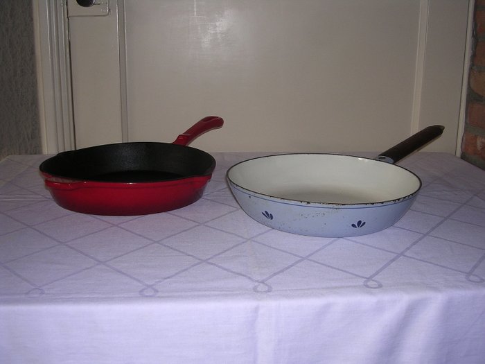 Dru en Ernesto - 長柄煎鍋 (2) - 搪瓷和鑄鐵