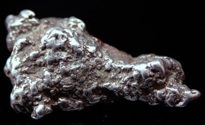 Rara pepita d'argento grande con rame Michigan USA 30,465 ct - 23.08×13.72×8.43 mm - 6.093 g