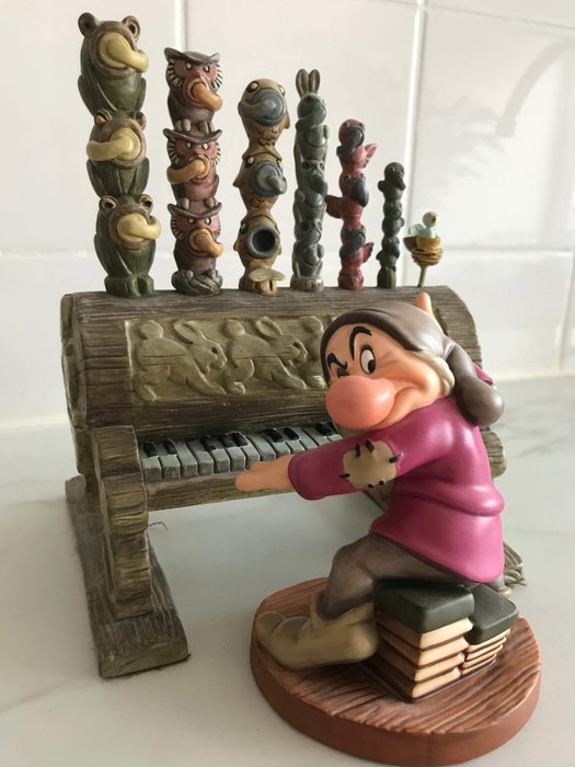 Snow White and the Seven Dwarfs - Walt Disney Classic Collection - WDCC - Figur Grumpy & Pipe Organ - see description