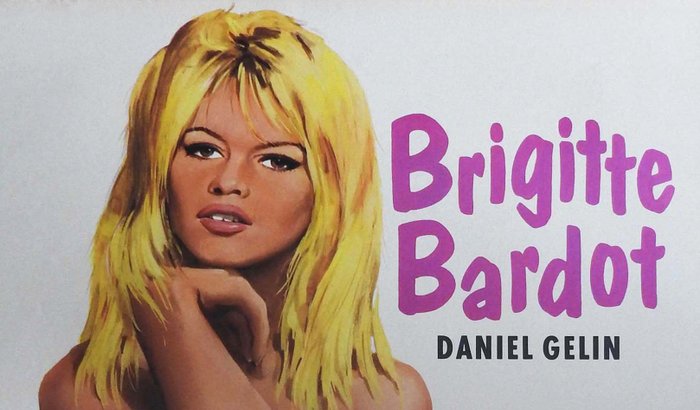 Brigitte Bardot Mademoiselle Striptease German Movie Poster 1962