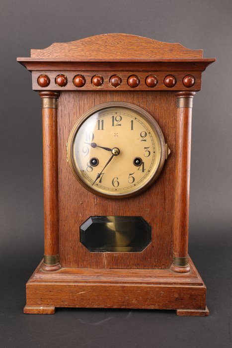 pfeilkreuz table clock - Junghans - Wood - 19th century