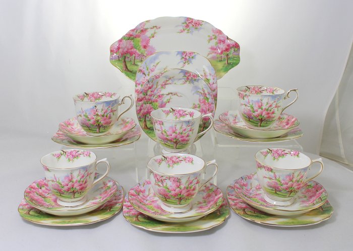 Royal Albert - Blossom Time - Servizio da tè (19) - Porcellana