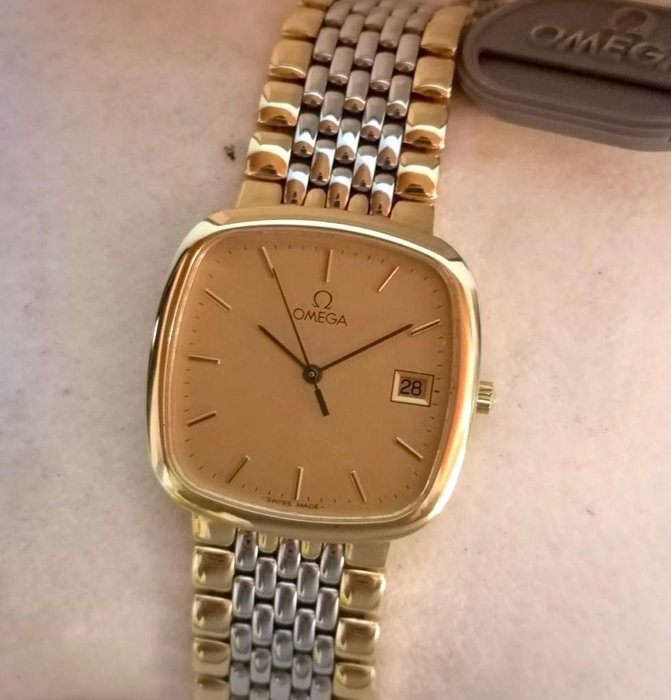Omega - Deville Two Tone Mint Condition  - 396.1017 - Férfi - 1990-1999