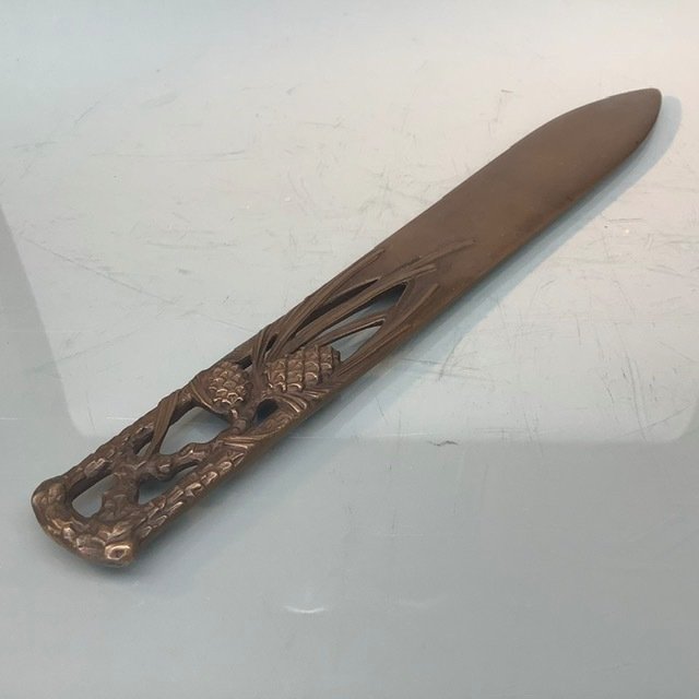 A.Dahl - Beautiful Signed bronze letter opener 