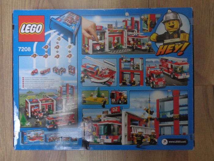LEGO 7208 LEGO CITY CASERMA DEI POMPIERI FIRE STATION NUOVO SCATOLA SIGILLATA