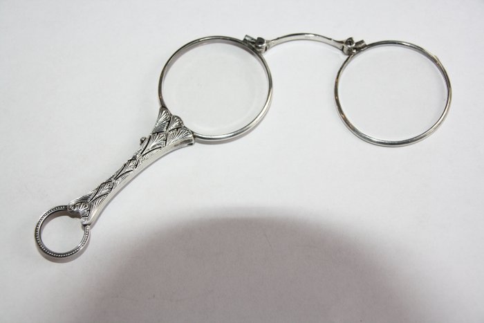 Antique Monocle - Binoculars - .925 silver - Europe - First half 20th century