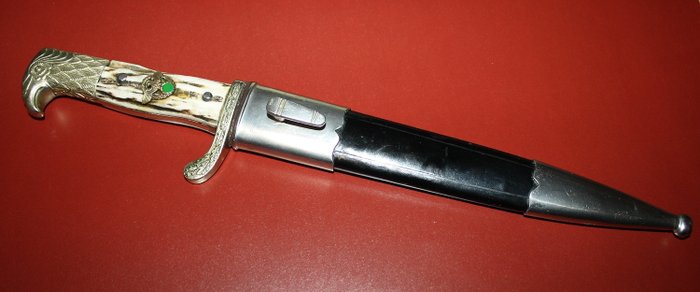 德國 - 刻有警察刺刀的“紀念培訓時期1938年-1939年”
