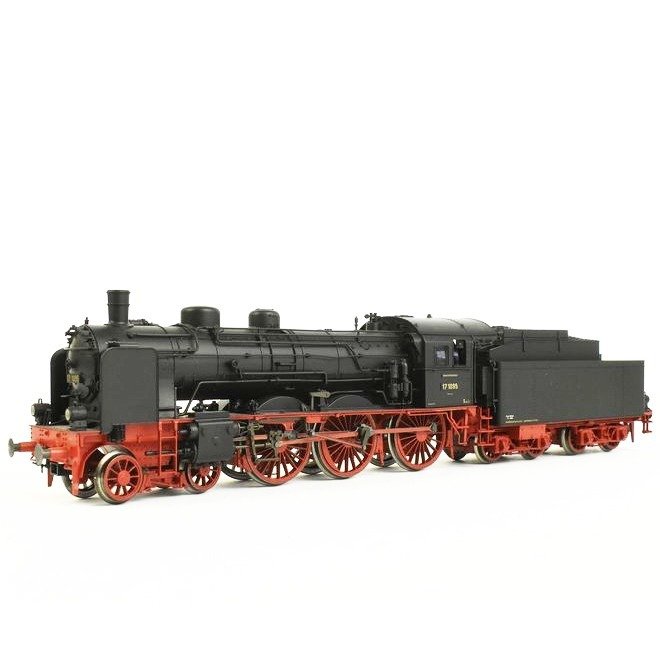 Fleischmann H0 - 7 4117  - Locomotiva a vapor com guarda - BR 17, som completo - DRG