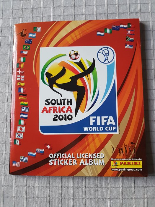POCHETTE PANINI WORLD CUP SOUTH AFRICA 2010 PACKET TUTO TUTEN RED VERTICALE 