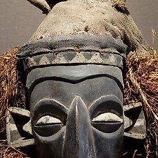 Mask - Wood - Prov  - Yaka - Congo DRC 